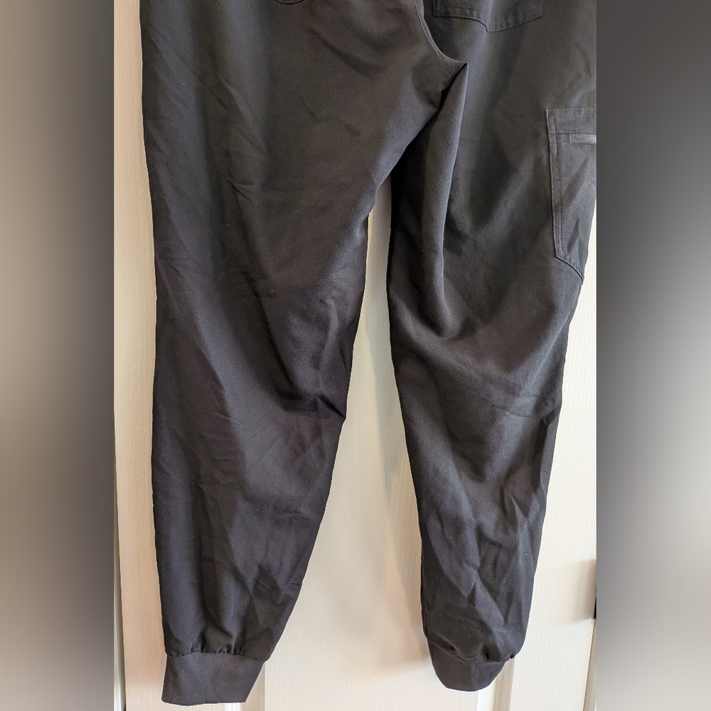 FIGS Zamora Jogger Scrub Pants Black Women's Size L Nurse CNA Medical Uniform - Picture 10 of 12